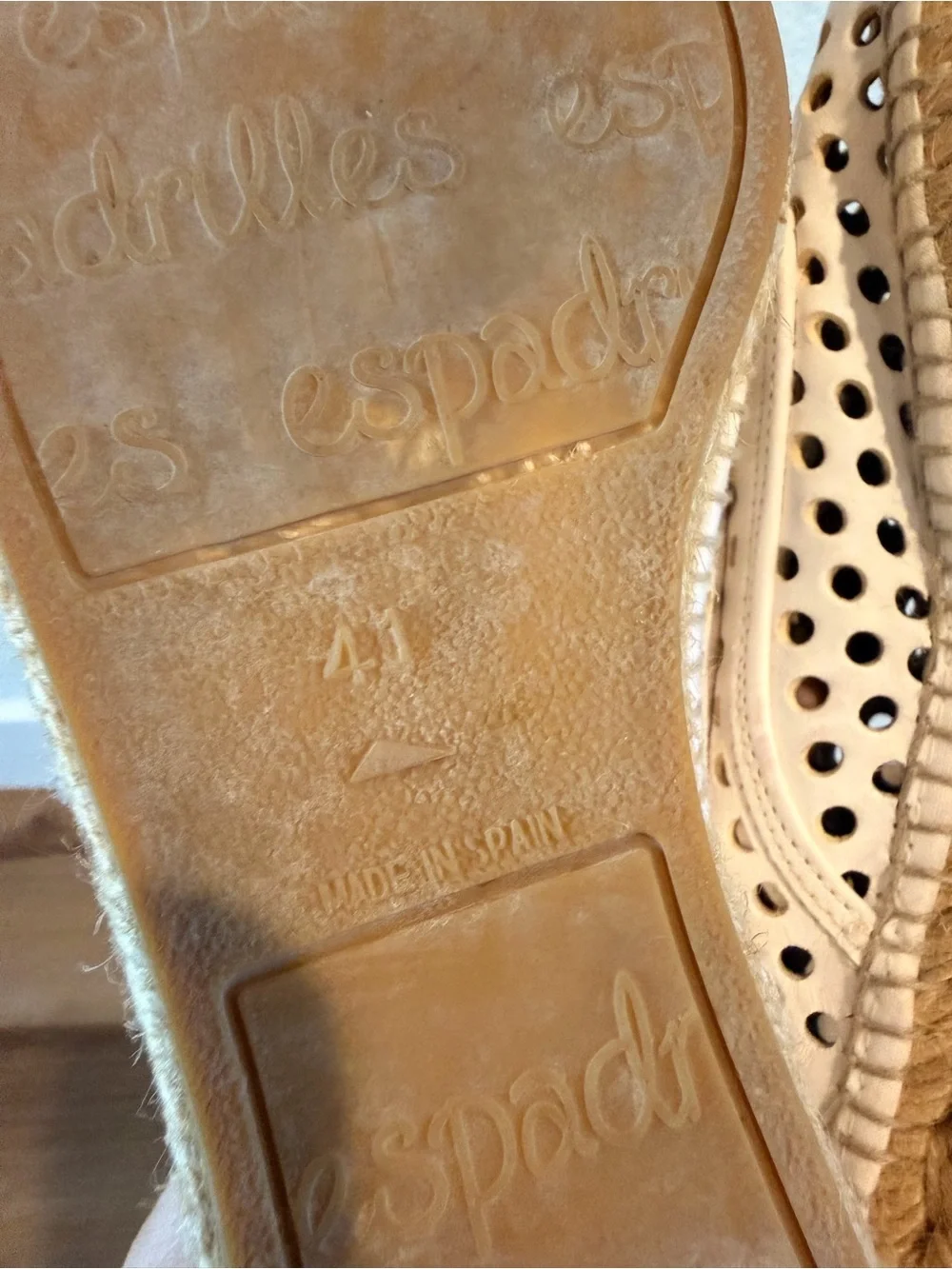 Loeffler Randall Alfie Espadrille Perforated Sneaker White Size 41/US 10